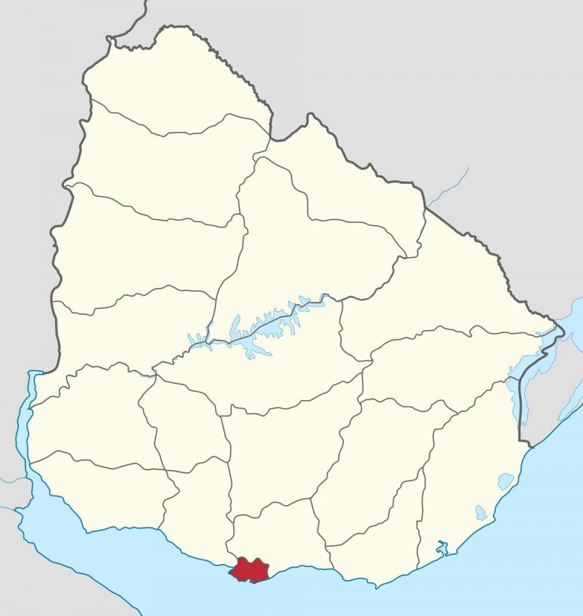 خريطة مخطط أوروغواي