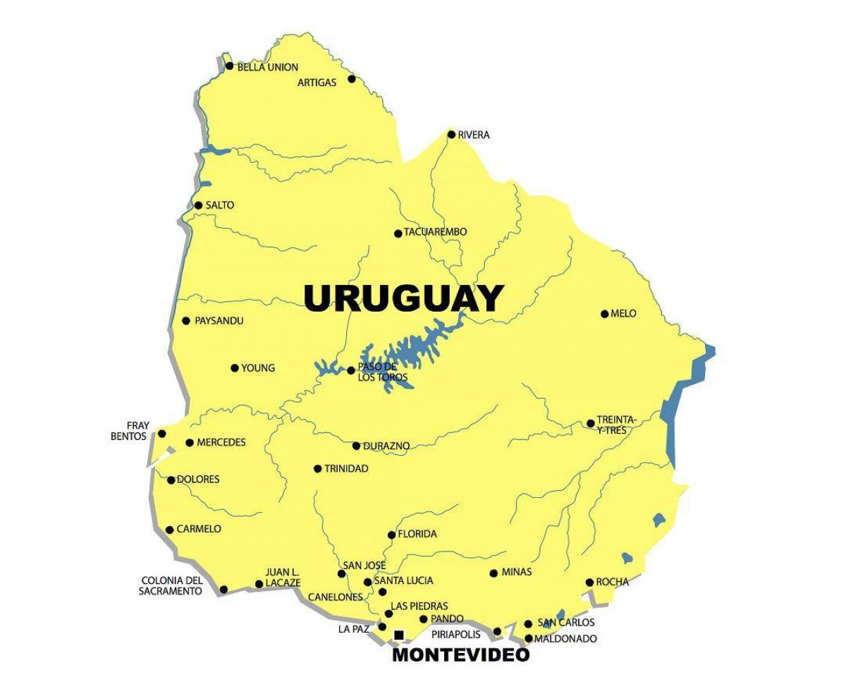 خريطة نهر أوروغواي