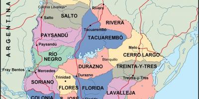 خريطة مالدونادو أوروغواي
